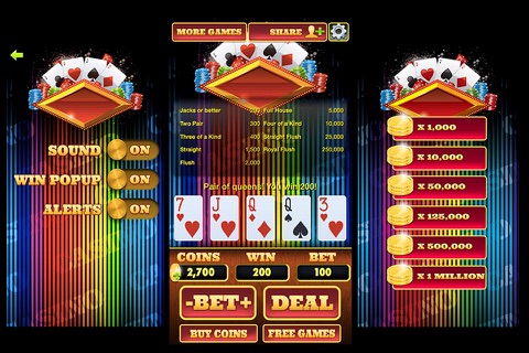 Poker Casino - Sexy Video Poker Arena & Superstars screenshot 2