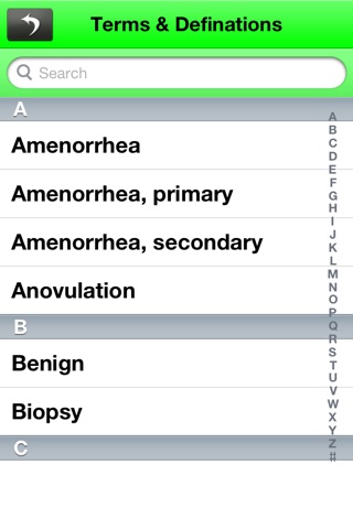 Gynaecologist Glossary screenshot 3