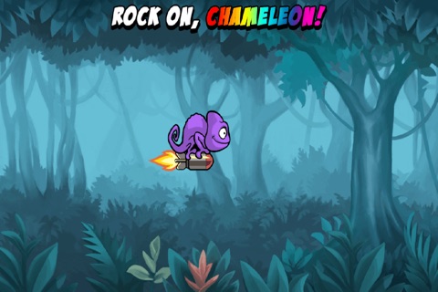 Rocket Chameleon HD screenshot 4