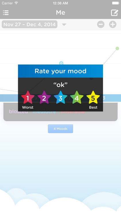 Moodtrack Diary: Private Mood Tracker & Mood Tracking Journal screenshot-3