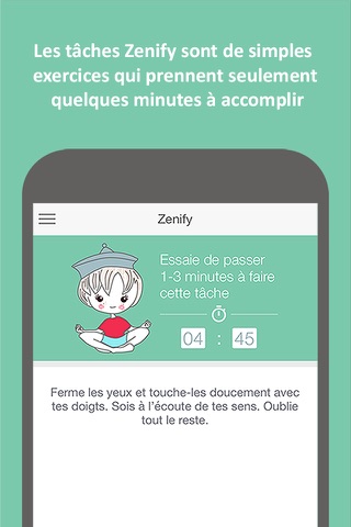 Zenify - Meditation and Mindfulness Training Techniques for peace of mind, stress relief and focus screenshot 2