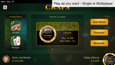 CRAPS MULTIPLAYER 4.1 IOS CASINO CRAPS MULTIPLAYER 4.1 IOS