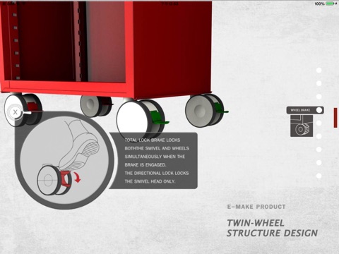 E-MAKE Toolcart for iPad screenshot 4
