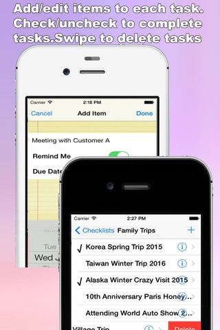 Best Checklist and Organizer – Tasks, Reminders,To-Do Lists & Flipping Notepad.Allow sharing of task lists via emails screenshot 2