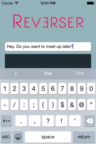 Reverser | Reverse your text screenshot 3