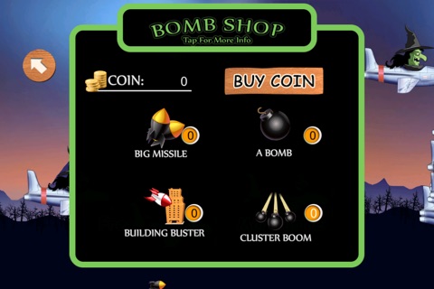 Boom Blast Witch Attack - fantasy aeroplane shooting game screenshot 2