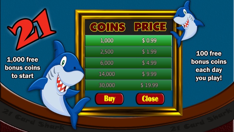 Card Shark 21 Free Blackjack screenshot-3