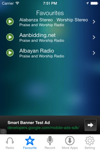 Praise and Worship Radio Recorder screenshot 3