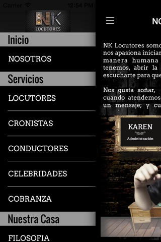 NKLocutores screenshot 2