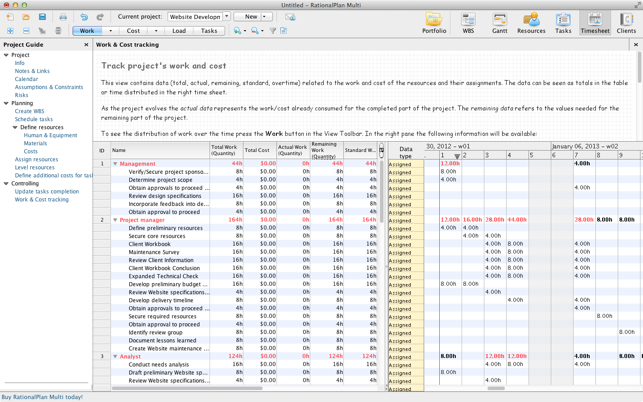 RationalPlan Multi