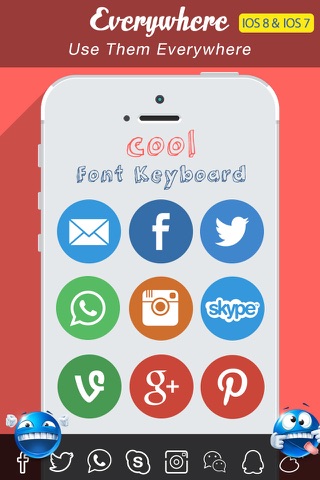 Font Keyboard Pro - Cool New Text Styles & Emoji Art Font For iMessage, Twitter, Kik, Facebook Messenger, Instagram Comments & More! screenshot 3