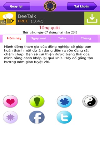 Tử Vi Ất Mùi 2015 screenshot 3