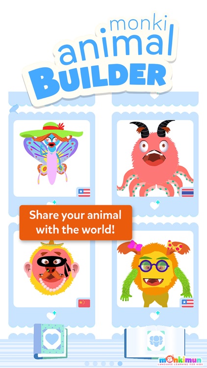 Monki Animal Builder - Language Learning for Kids and Toddlers screenshot-3