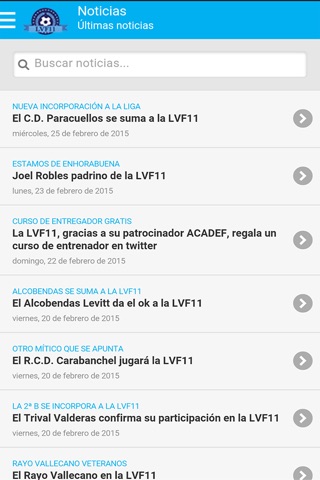 Liga Veteranos Futbol 11 screenshot 2