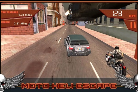 Moto Heli Escape screenshot 2