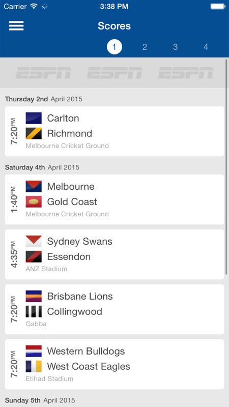 AFL Live Scores Footy Now - Online Game 