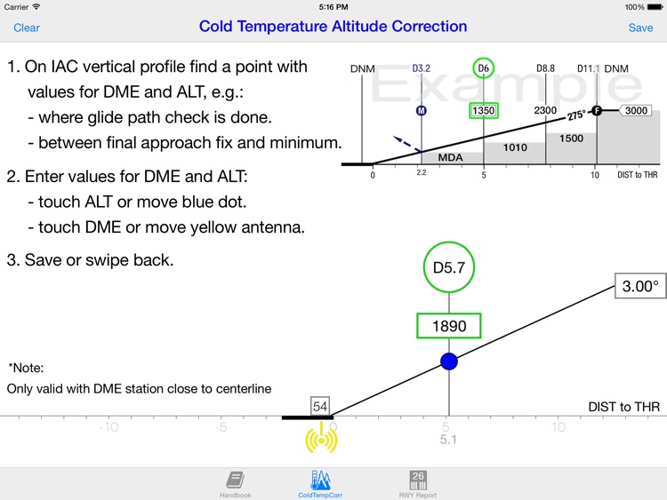 Cold WXR Altitude Correction