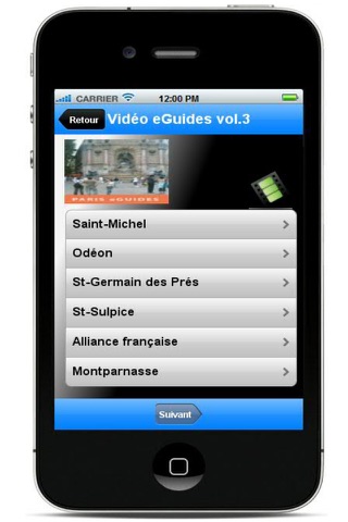Paris eGuides - Guide de Paris en MP3 et vidéos, plans, aide... screenshot 4