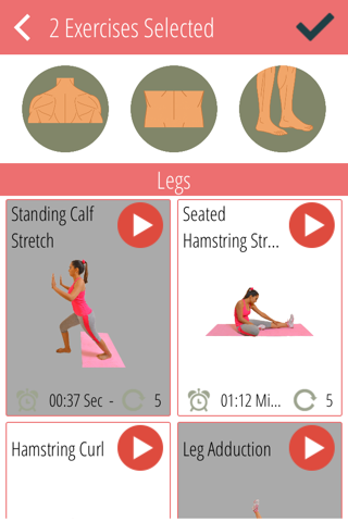 Back & Leg Stretching Exercises screenshot 3