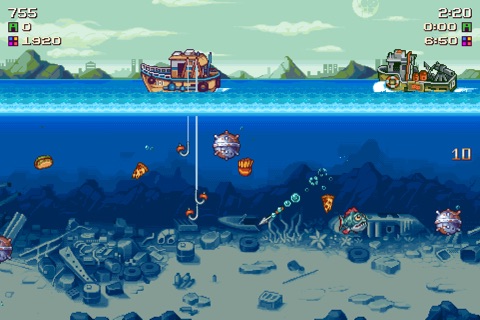 Dirty Depths - Deep Blue Water Fish Scape! screenshot 2