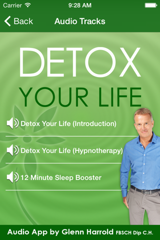 Detox Your Life by Glenn Harrold: A Self-Hypnosis Affirmation Meditation screenshot 2