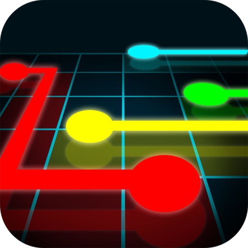 Stream Master Unlimited - Draw Lines to Connect Dots in this Flowing Board Game iOS App