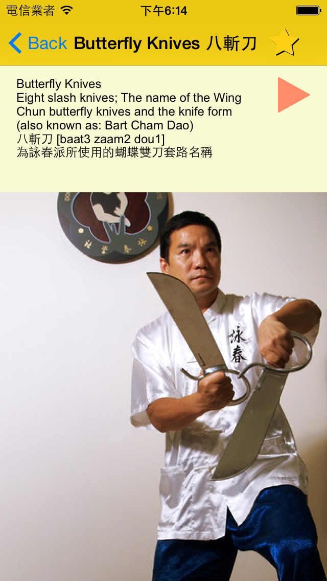 Wing Chun Glossary