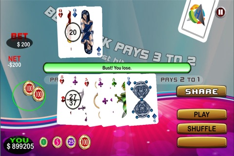 JackPot Black Jack Fun screenshot 3