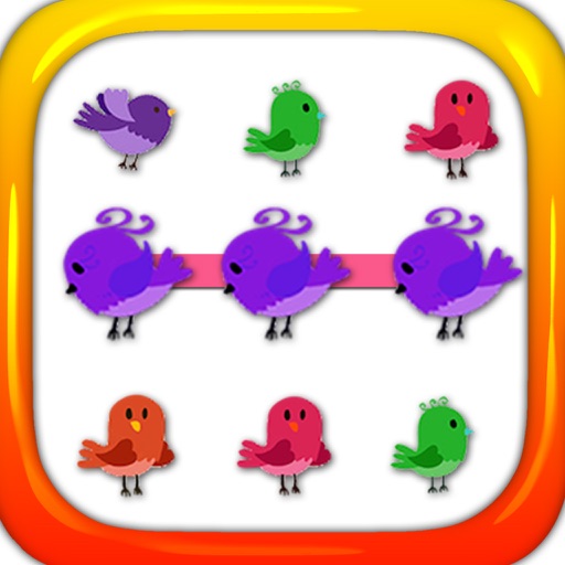 Unique match the birds: An ultimate connecting puzzle game free icon
