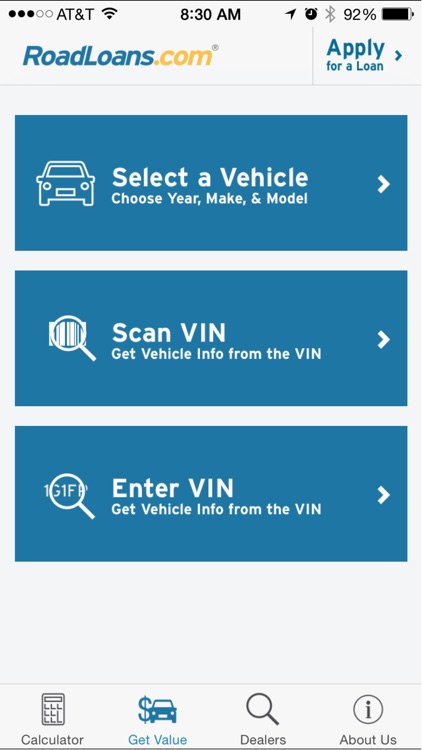 RoadLoans - Tools for Cars: Finding, Buying, & Owning - with Loan Calculator, VIN Scanner, & More