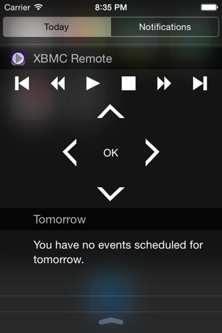 XBMC Remote Widget screenshot 2