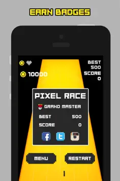 Pixel Race: Endless Retro Racing - Screenshot 3