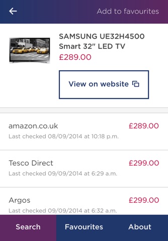 Compare Prices Currys PC World screenshot 4