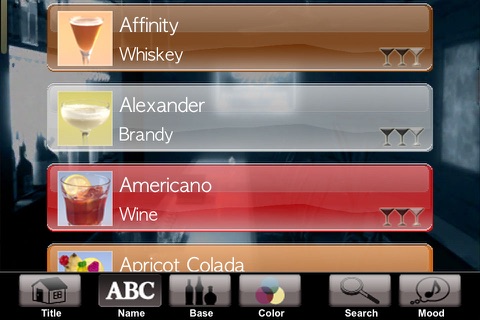 Cocktailalacarte screenshot 2