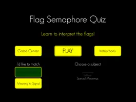 Game screenshot Flag Semaphore Quiz mod apk