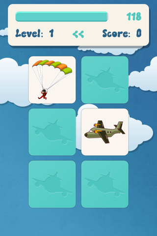 Family matching game: Planes screenshot 4