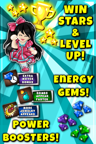 Jewel Drop - Block Popping Fun Game screenshot 3