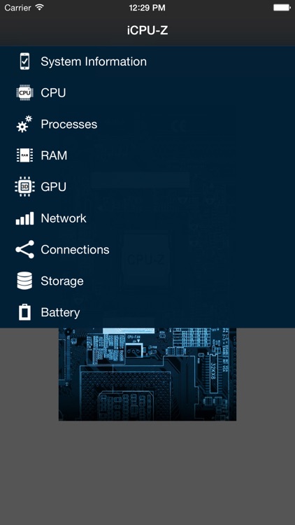iCPU-Z (System Information, Monitoring tools, Memory Check)