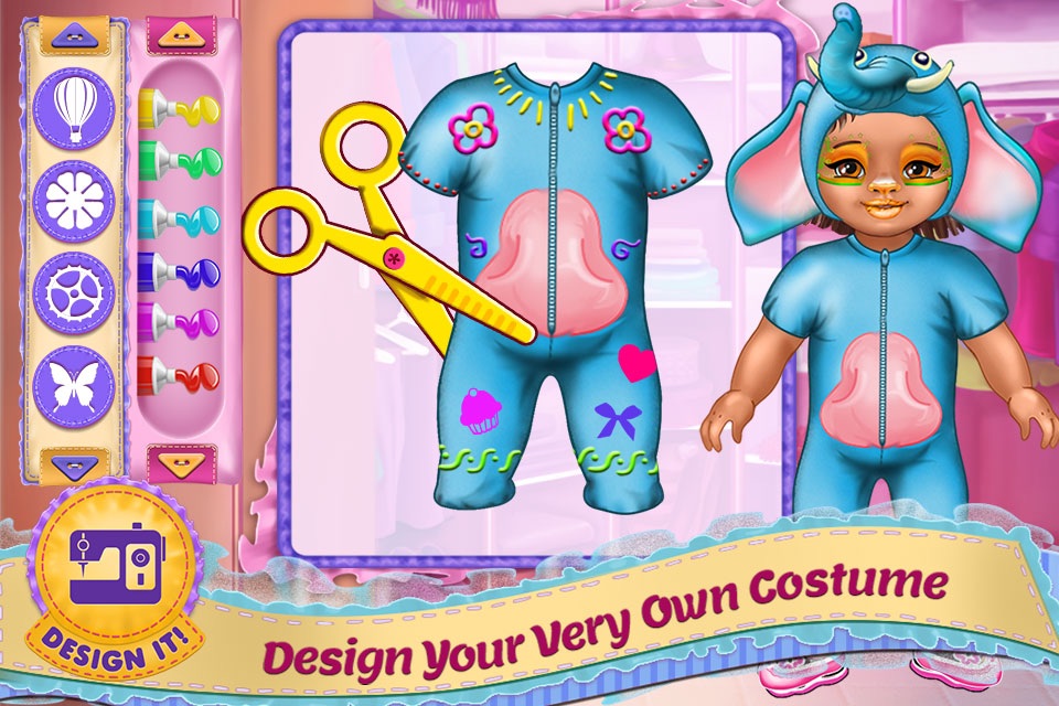 Design It! - Baby Fashion Designer: Dress Up , Make Up and Outfit Maker & Tailor screenshot 4