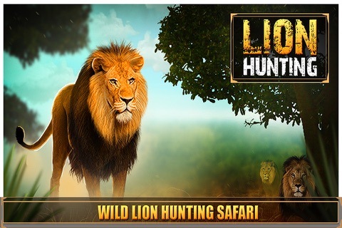 Wild Angry Safari Lion Jungle Sniper Hunting 3D Game screenshot 3