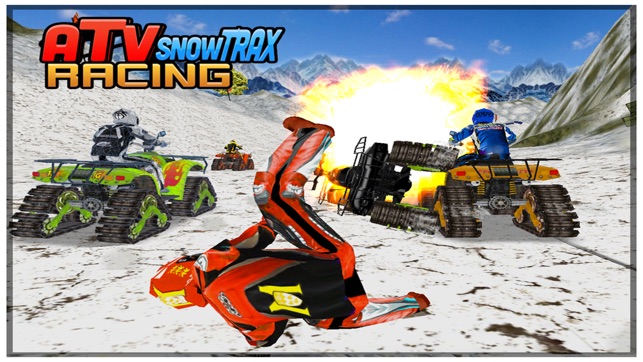 ATV Snow Trax Racing ( on 3D Ice road tracks )(圖2)-速報App