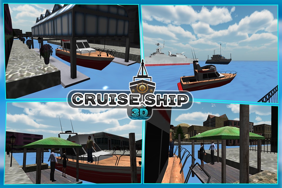 Sailing Cruise Ship Simulator 3D screenshot 2