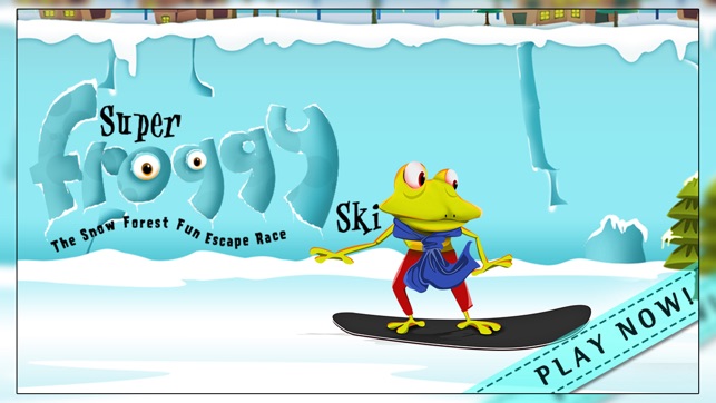 Super Froggy Ski : The Snow Forest Fun Escape Race - Free(圖1)-速報App