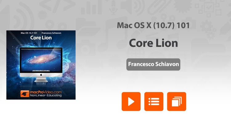 Course For Mac OS X 10.7 101 - Core Lion