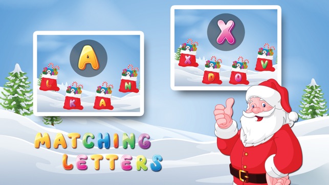 Letters with Santa Free - Kids Learn Alphabet and Letters(圖3)-速報App