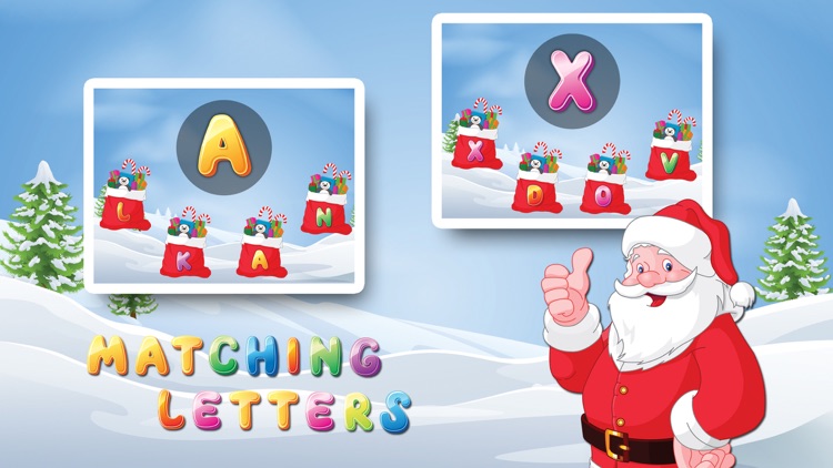 Letters with Santa Free - Kids Learn Alphabet and Letters