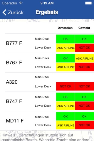 Air Cargo Loadability screenshot 2