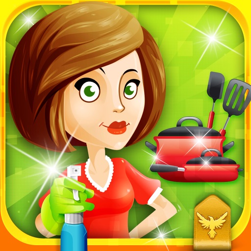 Kitchen Clean Up - Cleaning Games icon