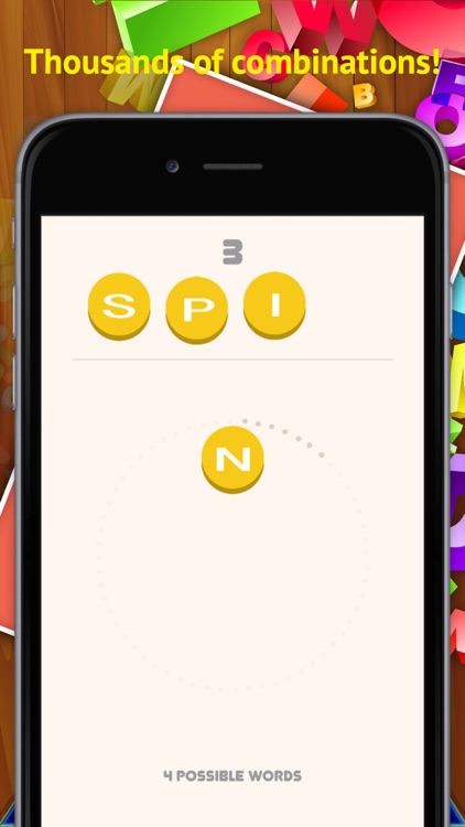 4 Letter Words Game of Anagrams screenshot-3