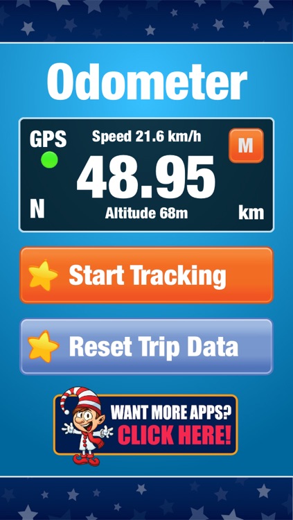 Distance Meter For Runners and Fitness. Odometer